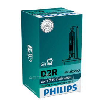 D2R 85V-35W (P32d-3)  4800K X-tremeVision gen 2 (Philips) 85126XV2C1