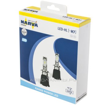 Narva H11/H8/H16 6000K Range Power LED